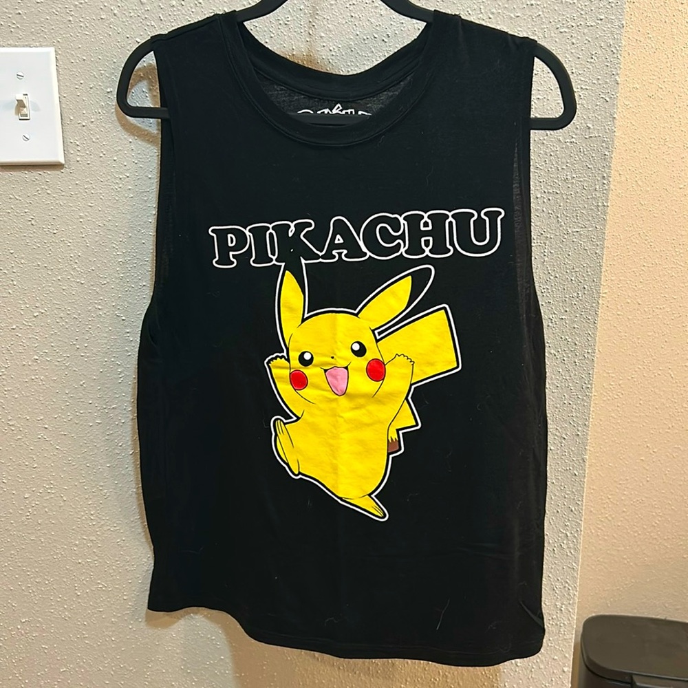Pikachu cut off shirt